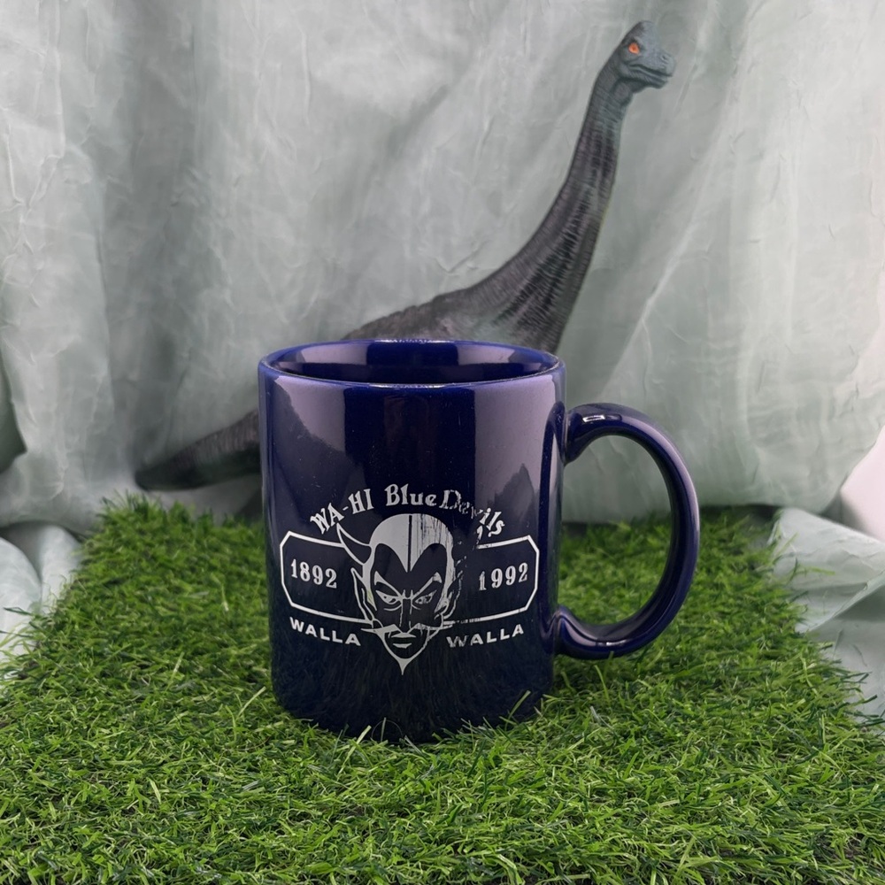 Vintage 100th Anniversary Wa-Hi Blue Devils Walla Walla High School Blue Mug